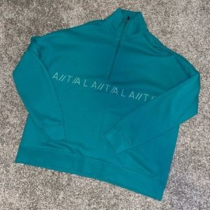 TALA Oversized Fleece Quarter Zip Sweatshirt